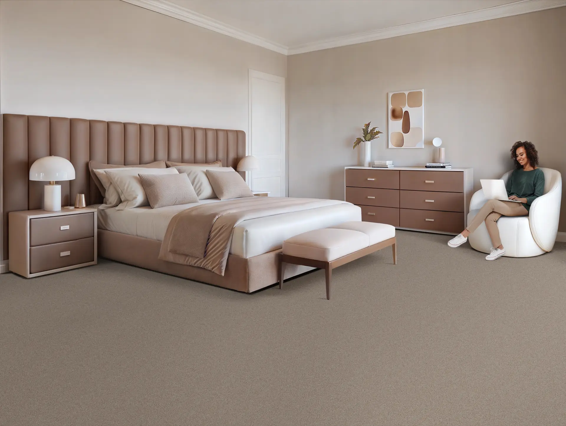 Bliss Sienna fitted in a room